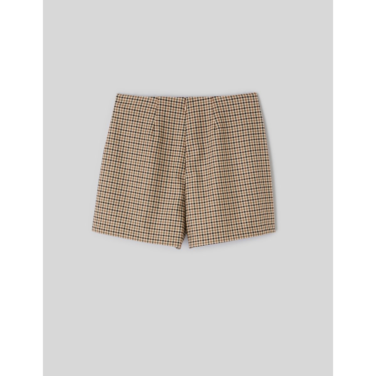 Jupe-short à carreaux marron, BZB