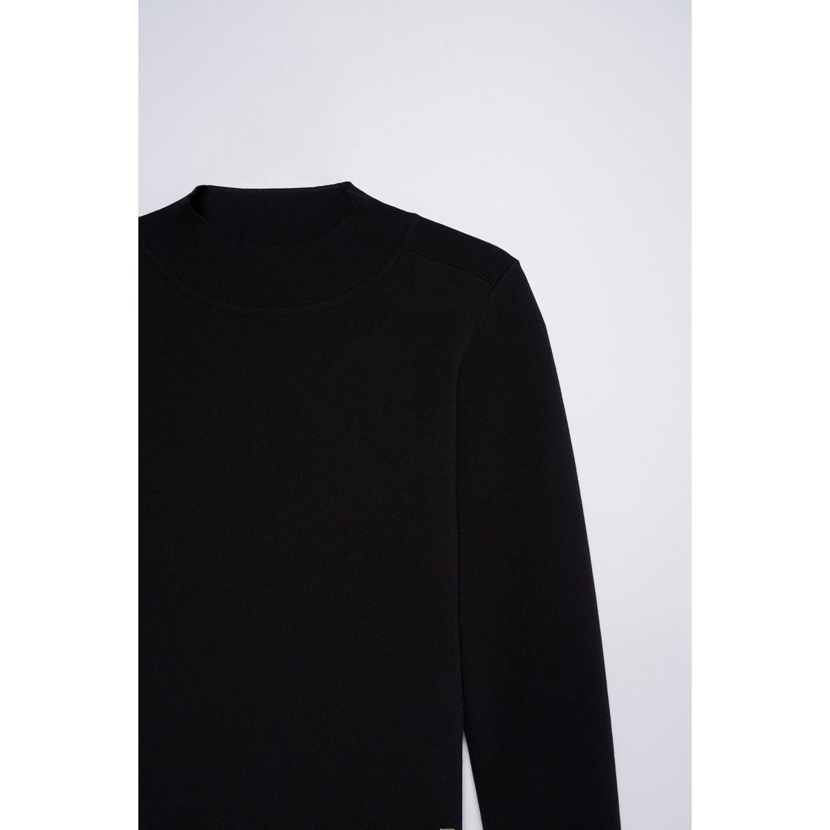 PULL EN MAILLE À COL ROULÉ noir, SALSA JEANS