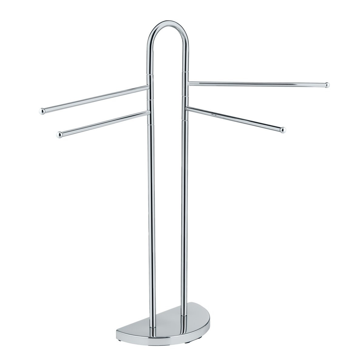 Porte-serviettes 4 barres COSENZA argent chomé, WENKO