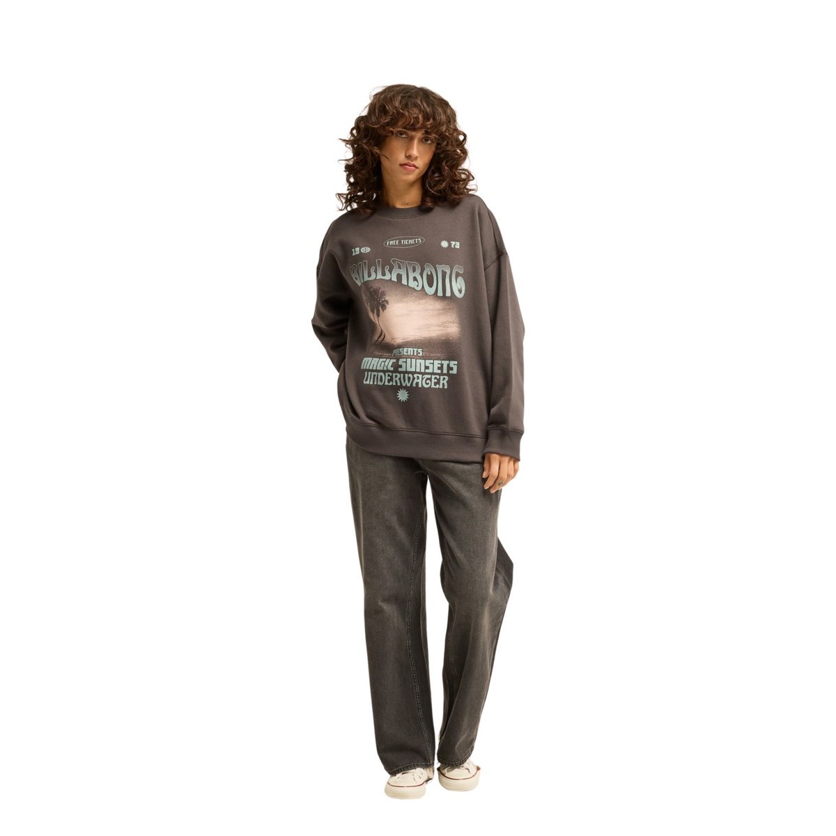 Sweat à capuche TAKE A TOUR noir off black, BILLABONG