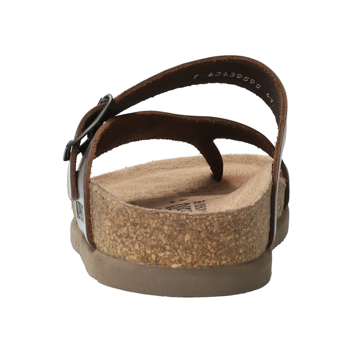 Sandales en cuir NIELS marron foncé 5113, MEPHISTO