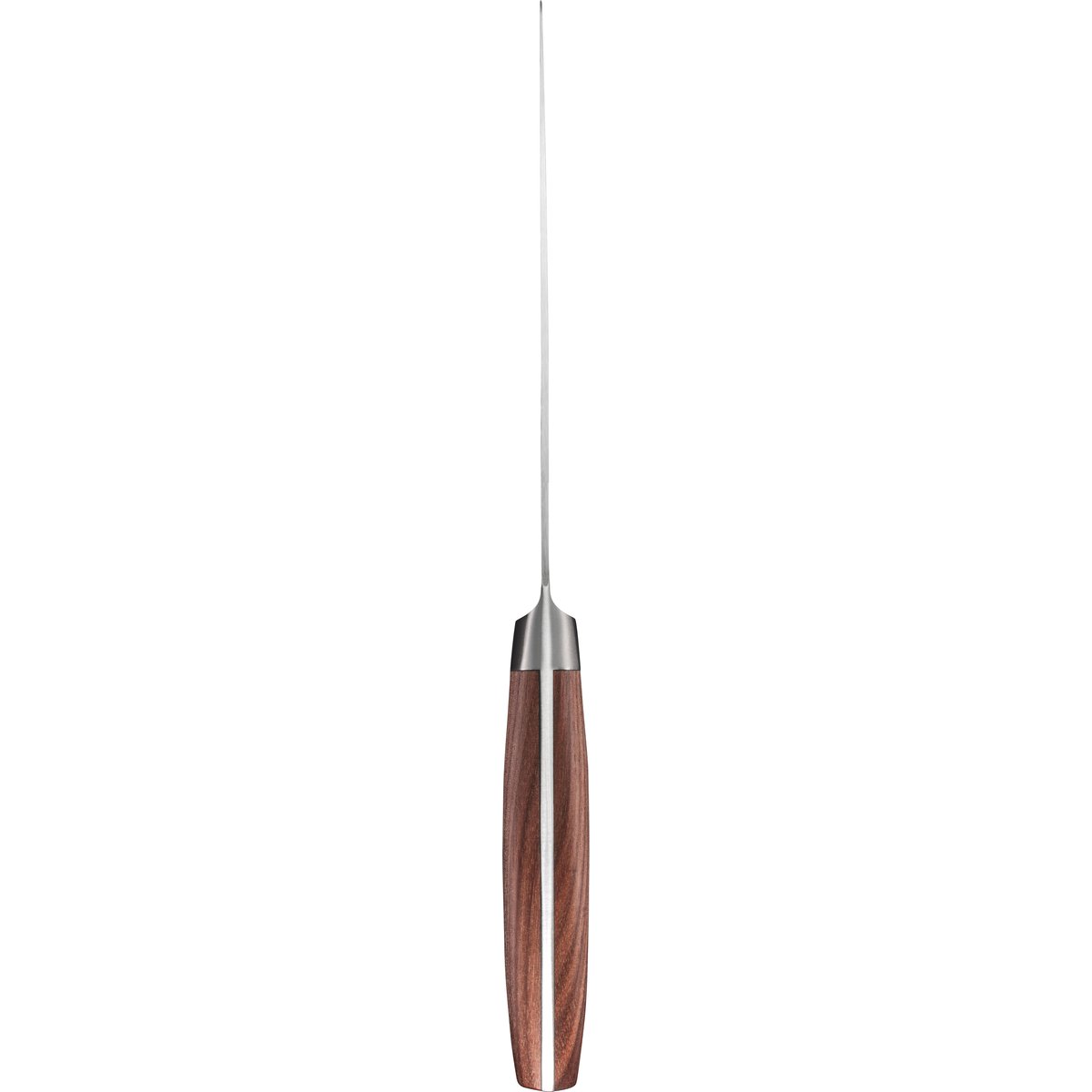 Couteau de cuisine Enno 15 cm en acier et bois de noyer argent et marron, GEFU