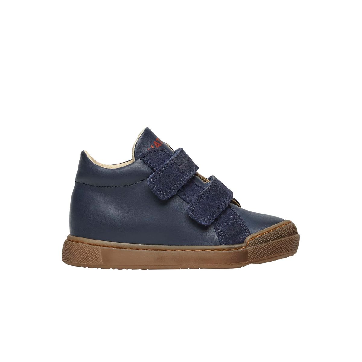 Baskets À Lacets Et Double Velcro® Dord Vl marine, NATURINO