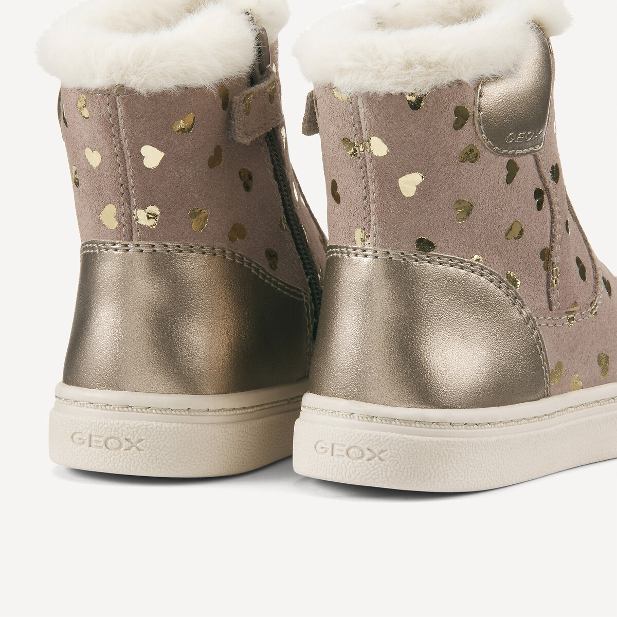 Bottes en cuir Nashik beige, GEOX