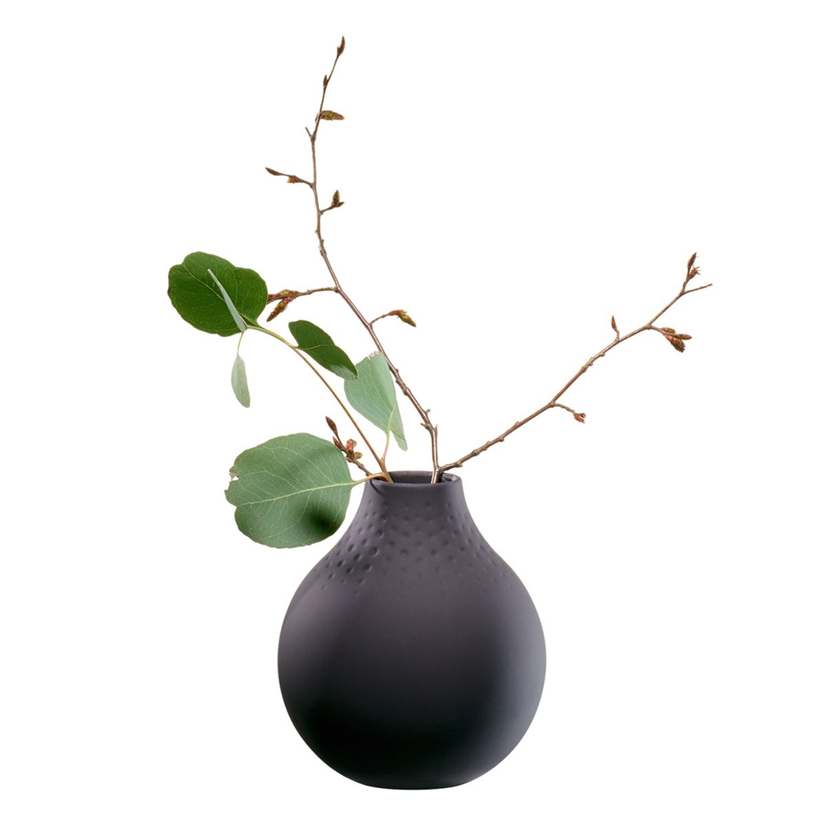 Vase Perle Petit MANUFACTURE noir, VILLEROY & BOCH