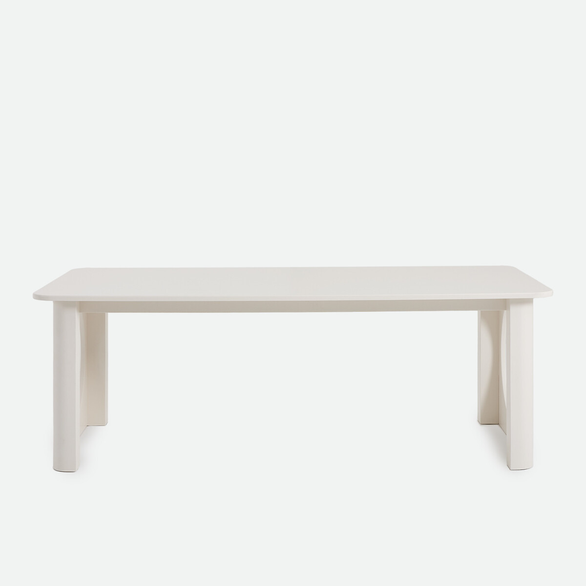 Table à manger, rectangulaire, pieds sculptés, 6 à 8 personnes, MORTI ecru, LA REDOUTE INTERIEURS