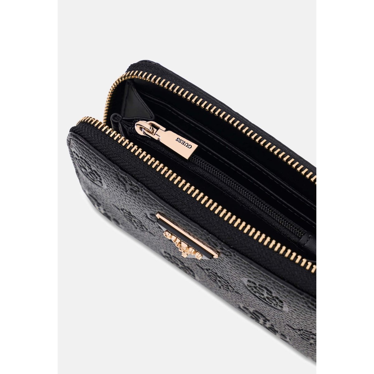 Portefeuille Cresidia Peony Logo noir, GUESS