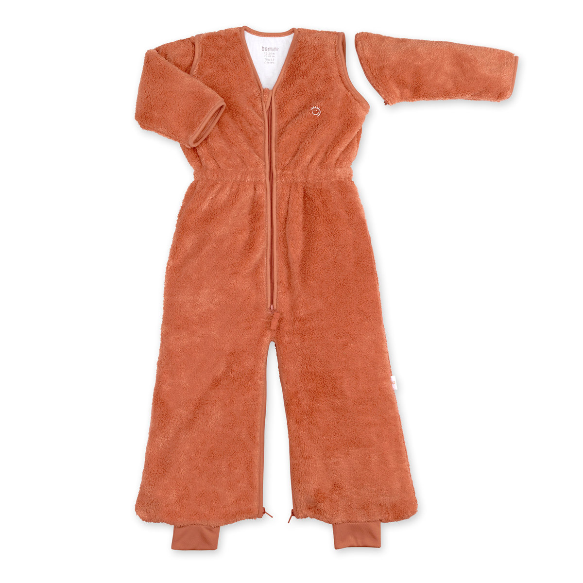 Gigoteuse jambes séparables hiver - TOG 2.5 Chaud tout doux noisette, BEMINI
