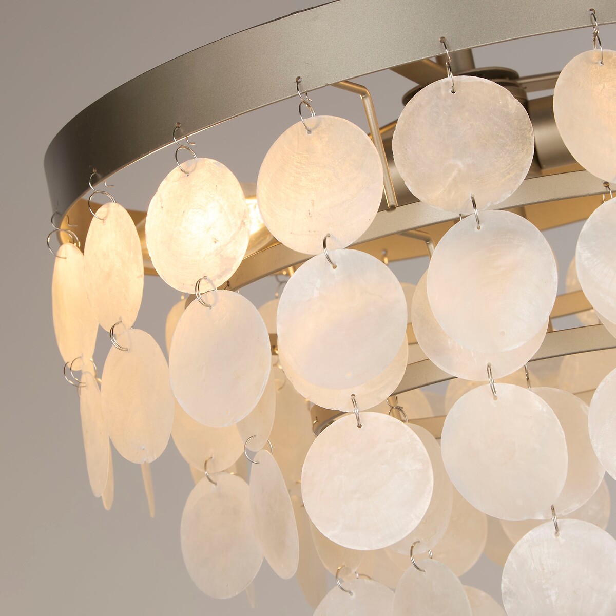 Carris Semi-Flush Chandelier Ceiling Light silver-coloured, ÉDITÉ