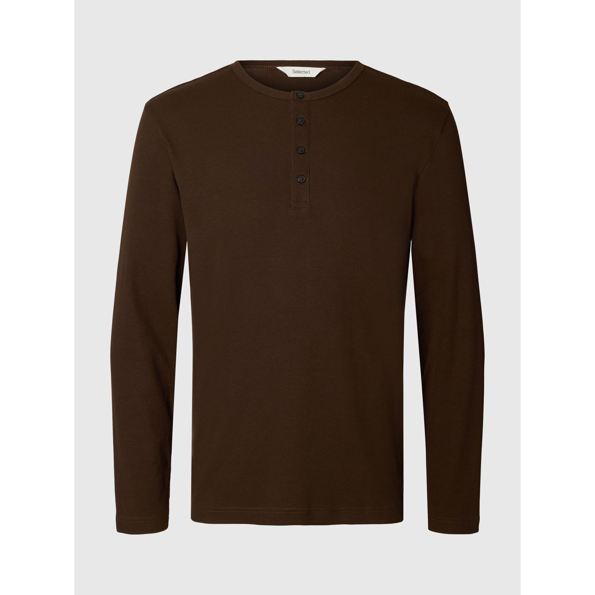 T-Shirt marron - demitasse1, SELECTED