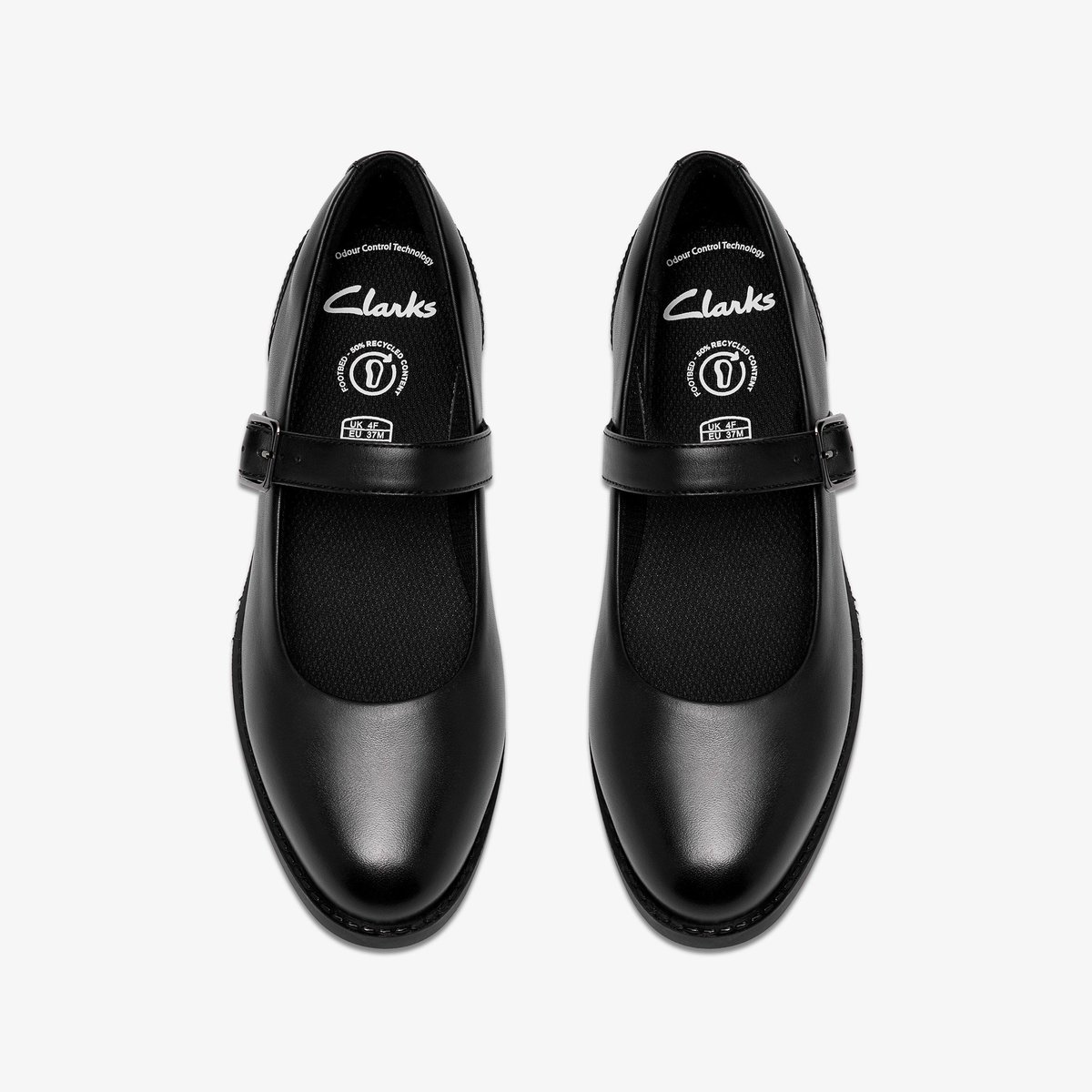 Ballerines Cuir TAPA SKIP Y noir, CLARKS