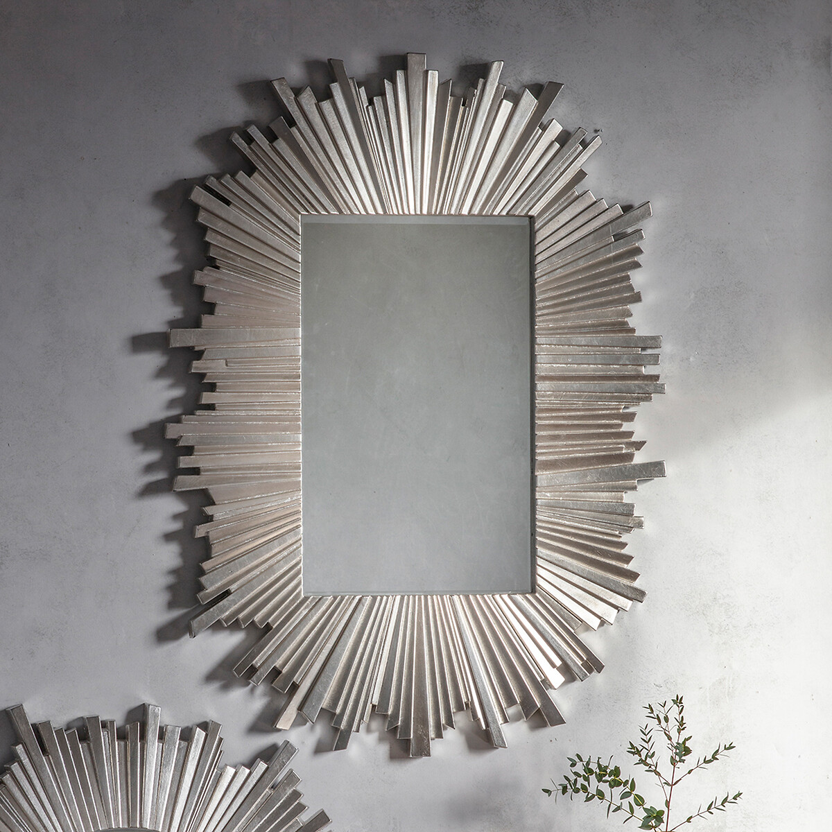 93x127cm Herz Starburst Rectangle Statement Mirror silver-coloured, ÉDITÉ