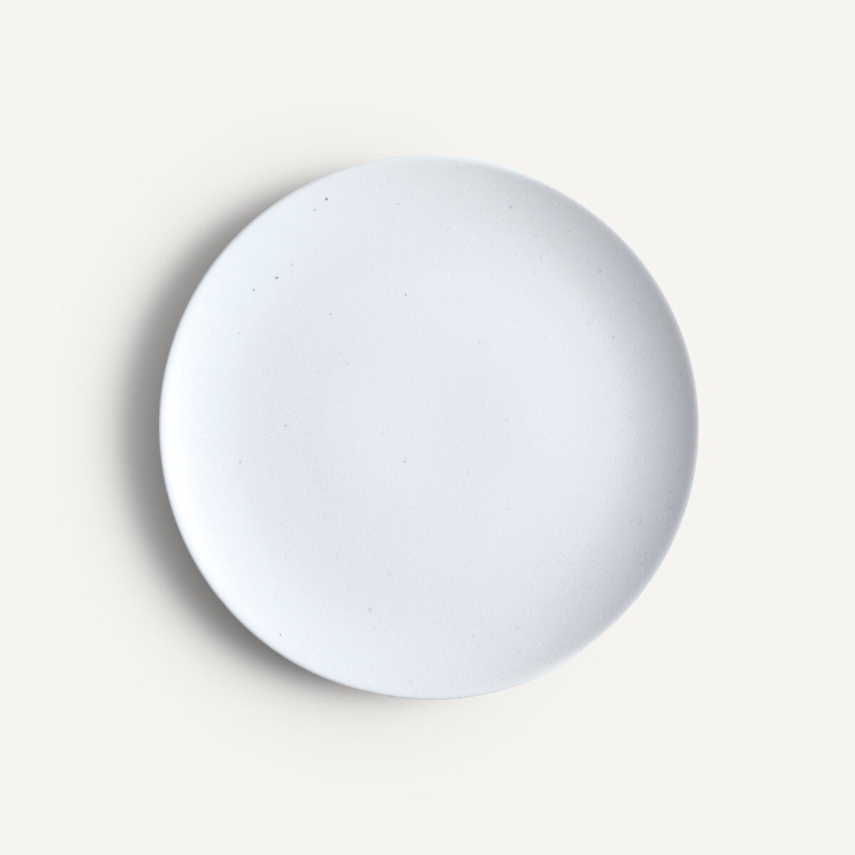 Lot de 4 assiettes à dessert en porcelaine émaillée, RILKA blanc, AM.PM