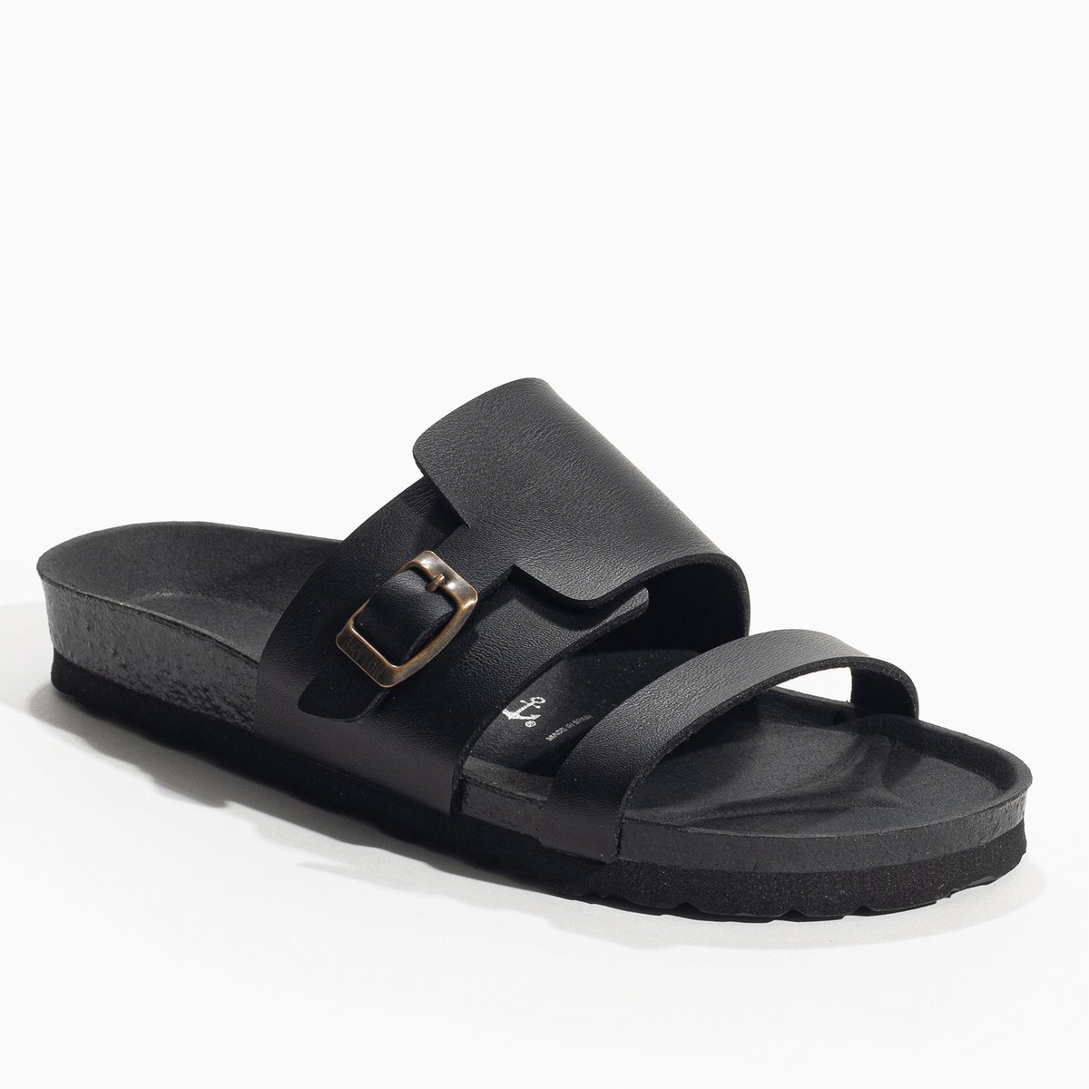 Sandales Vegan HOCKNEY noir, BAYTON