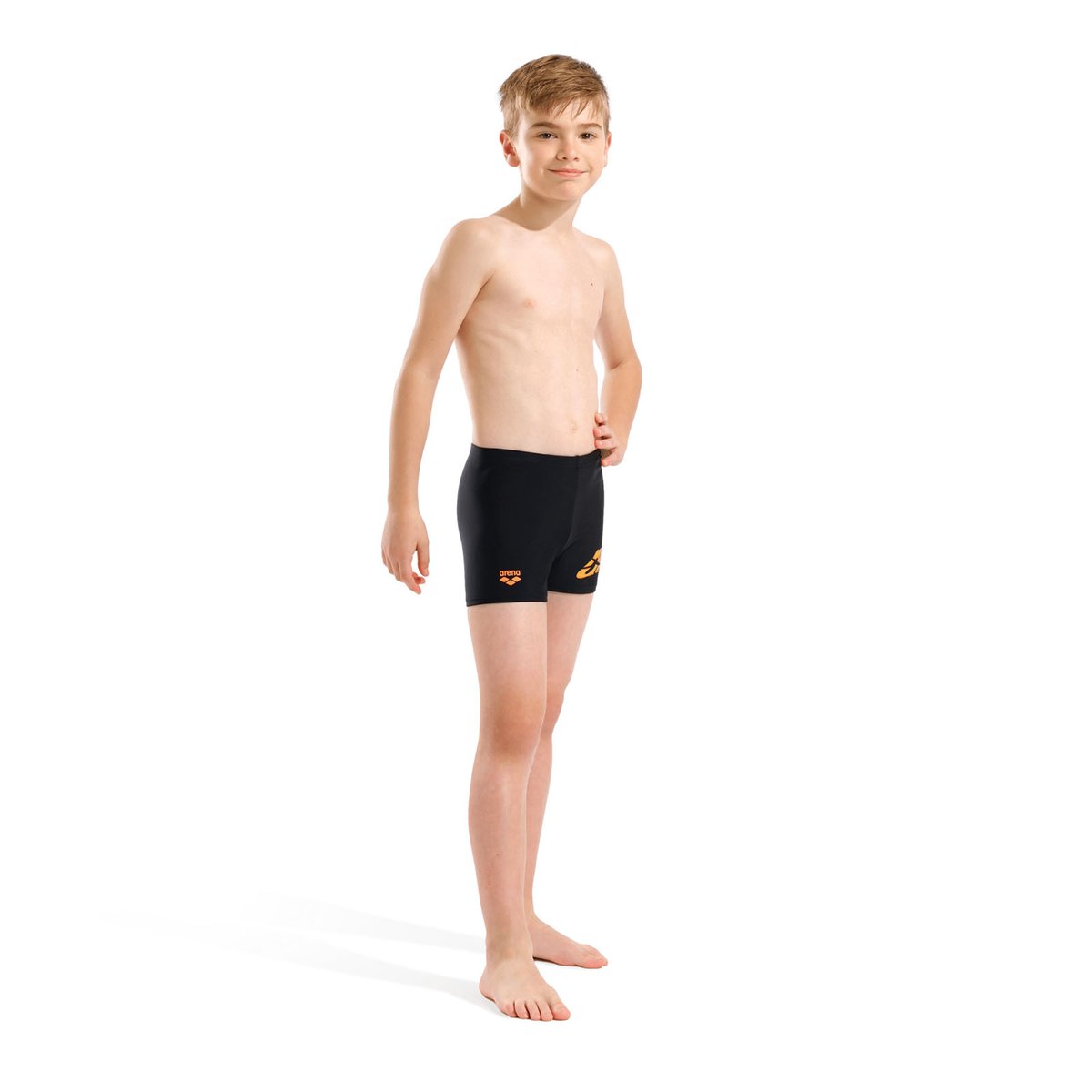 arena Feel short de bain garçon avec lettrage black, ARENA