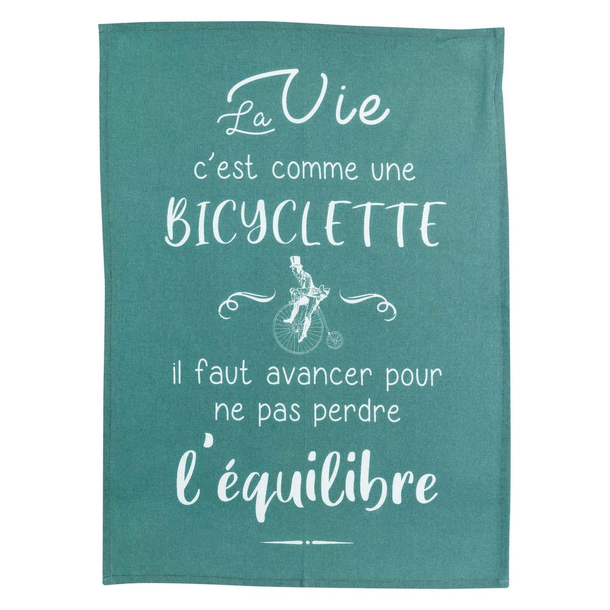 Torchon Bicyclette paon, WINKLER