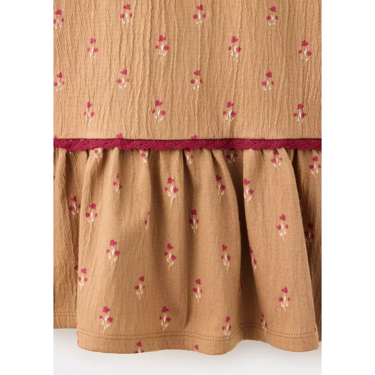 Robe à fleurs kaki, MANGO BABY
