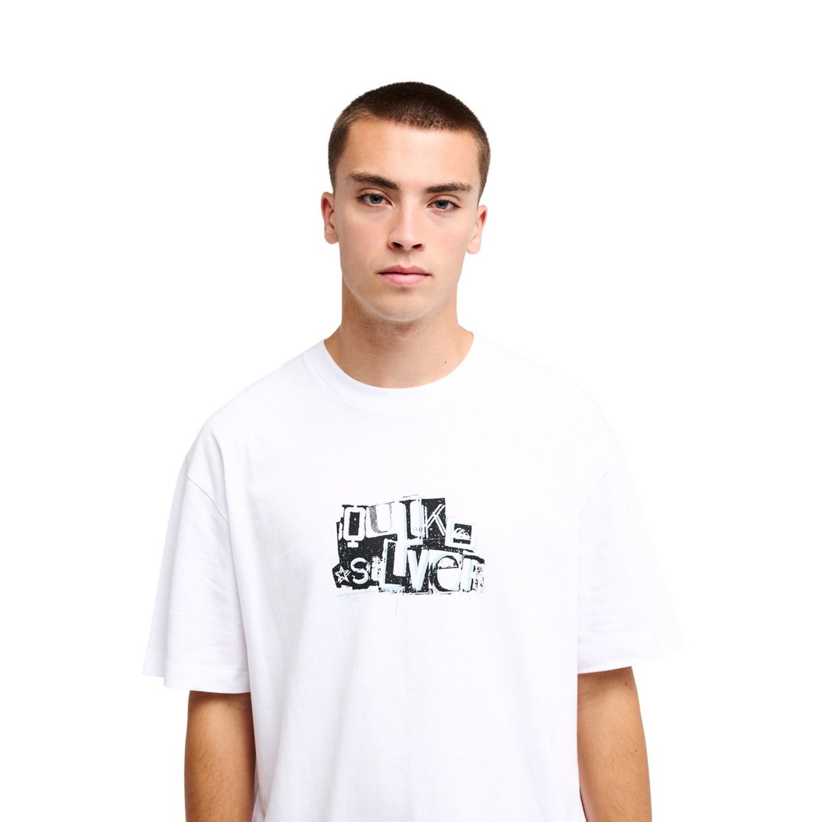 T-Shirt manches courtes YOUNG GUNS RINSE blanc white, QUIKSILVER
