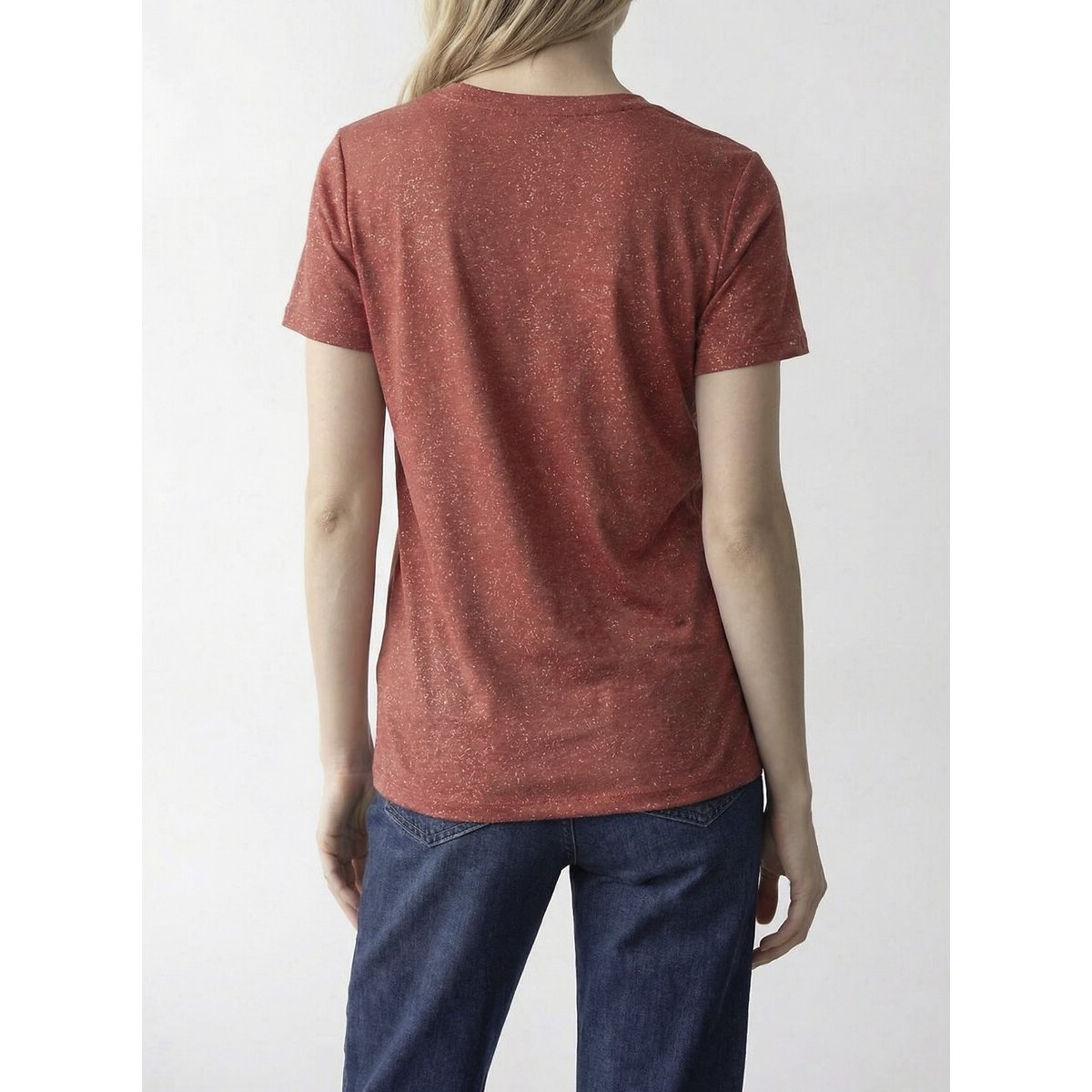 Tshirt manches courtes col v hibiscus, VILA