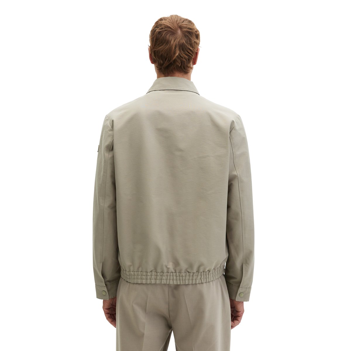Veste zippée DFB Travel Collection en toile de coton bio hydrofuge beige, MARC O'POLO