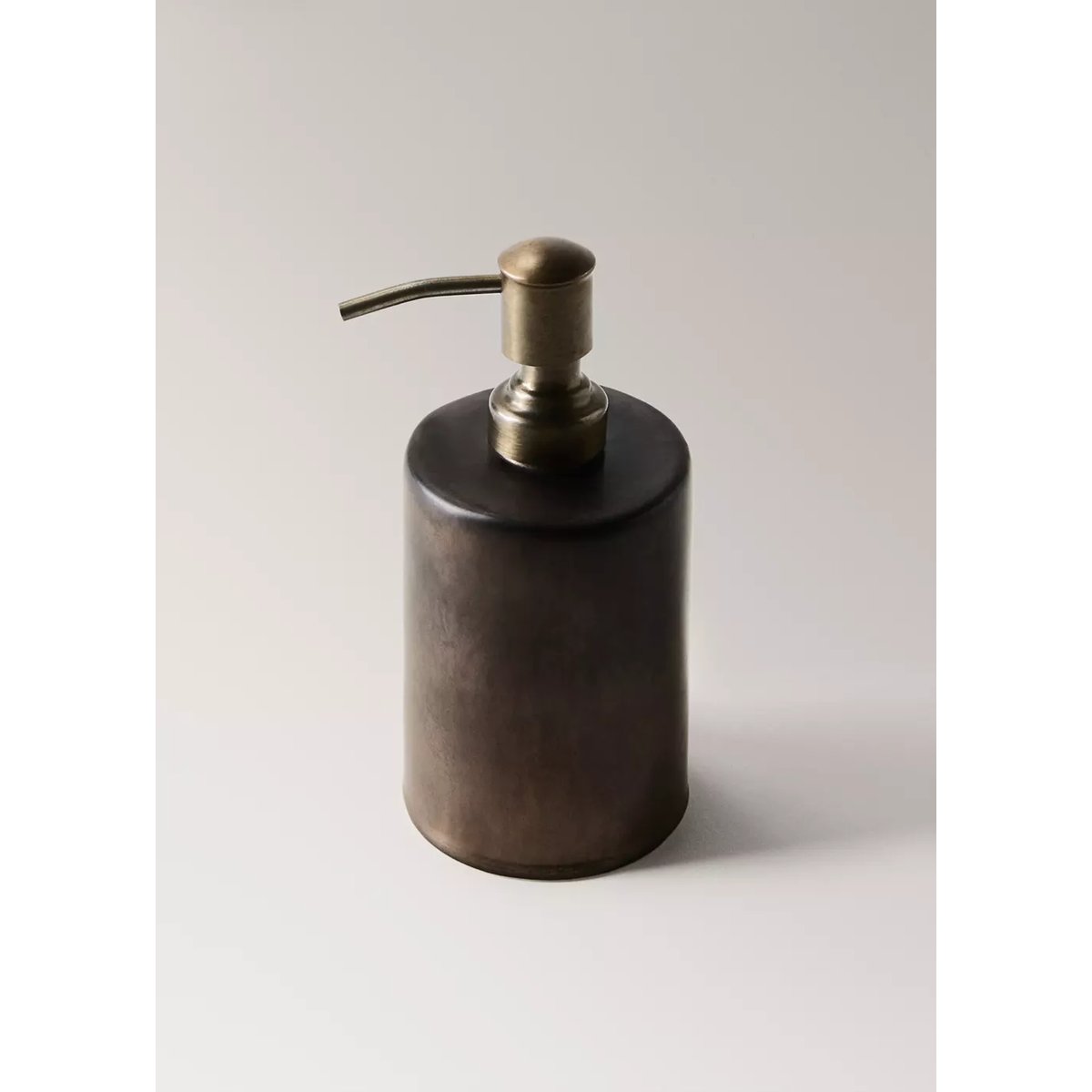 Distributeur de savon en céramique marron, MANGO HOME