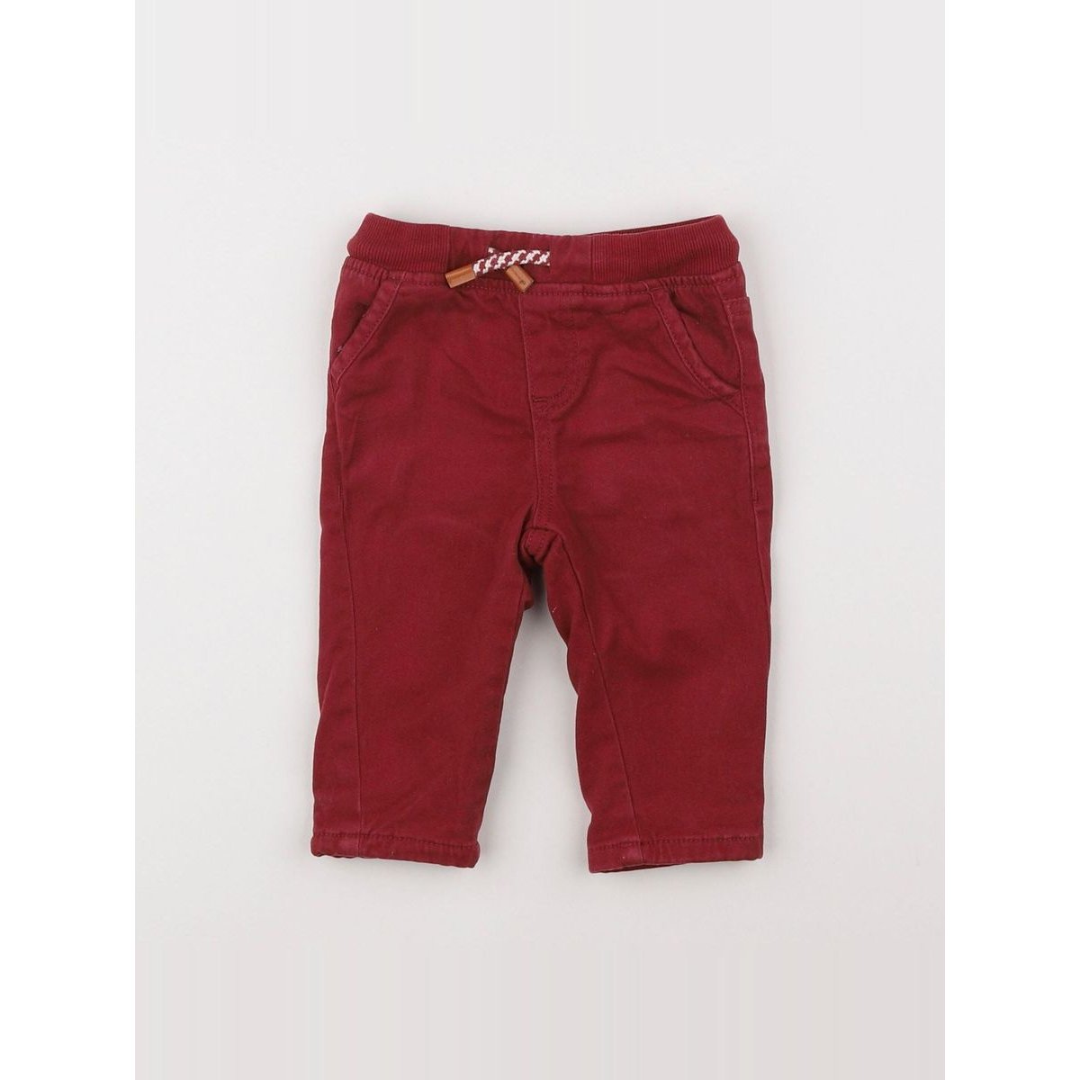 Pantalon doublé - Etat satisfaisant rouge, VERTBAUDET