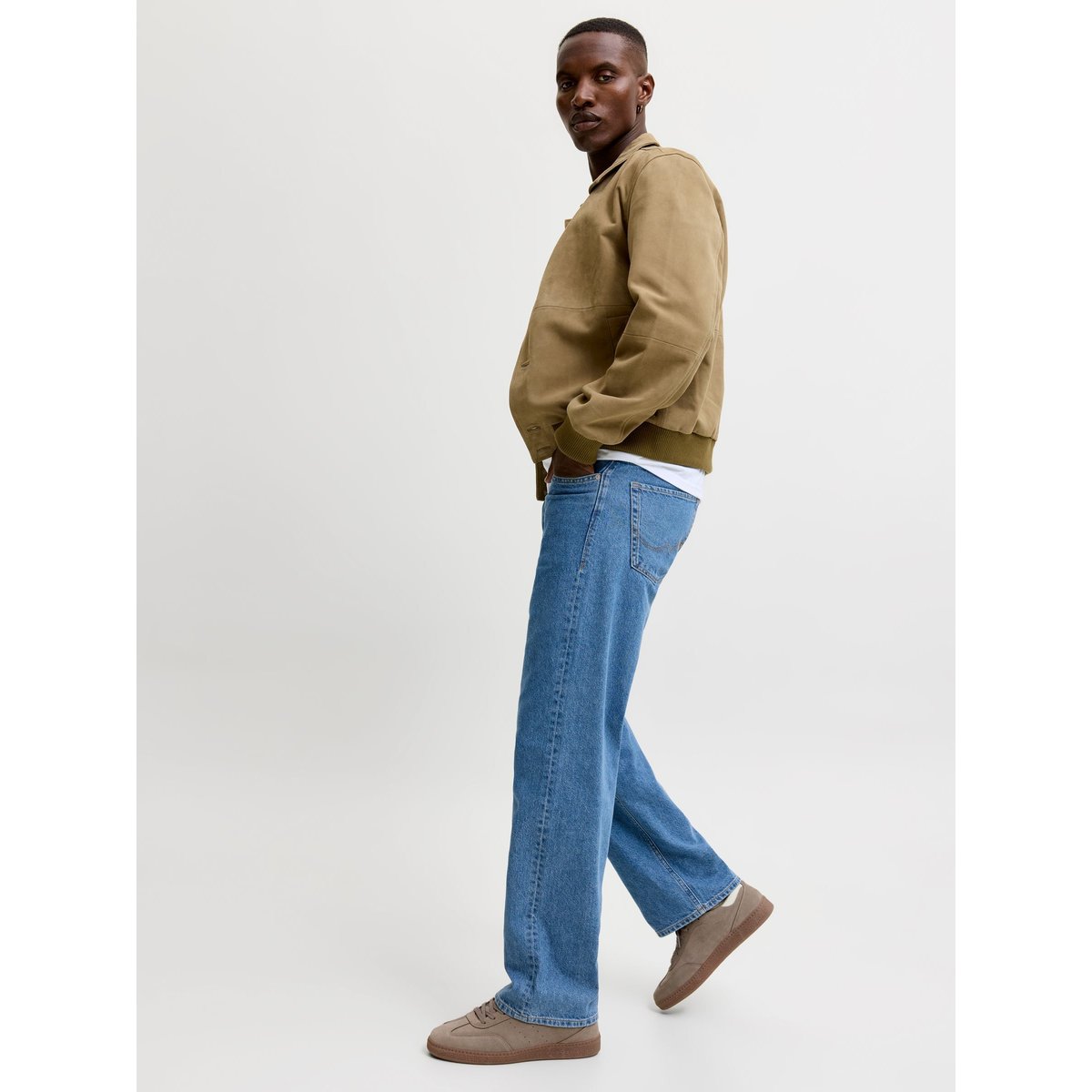 Jean À Coupe Large blue denim, JACK & JONES
