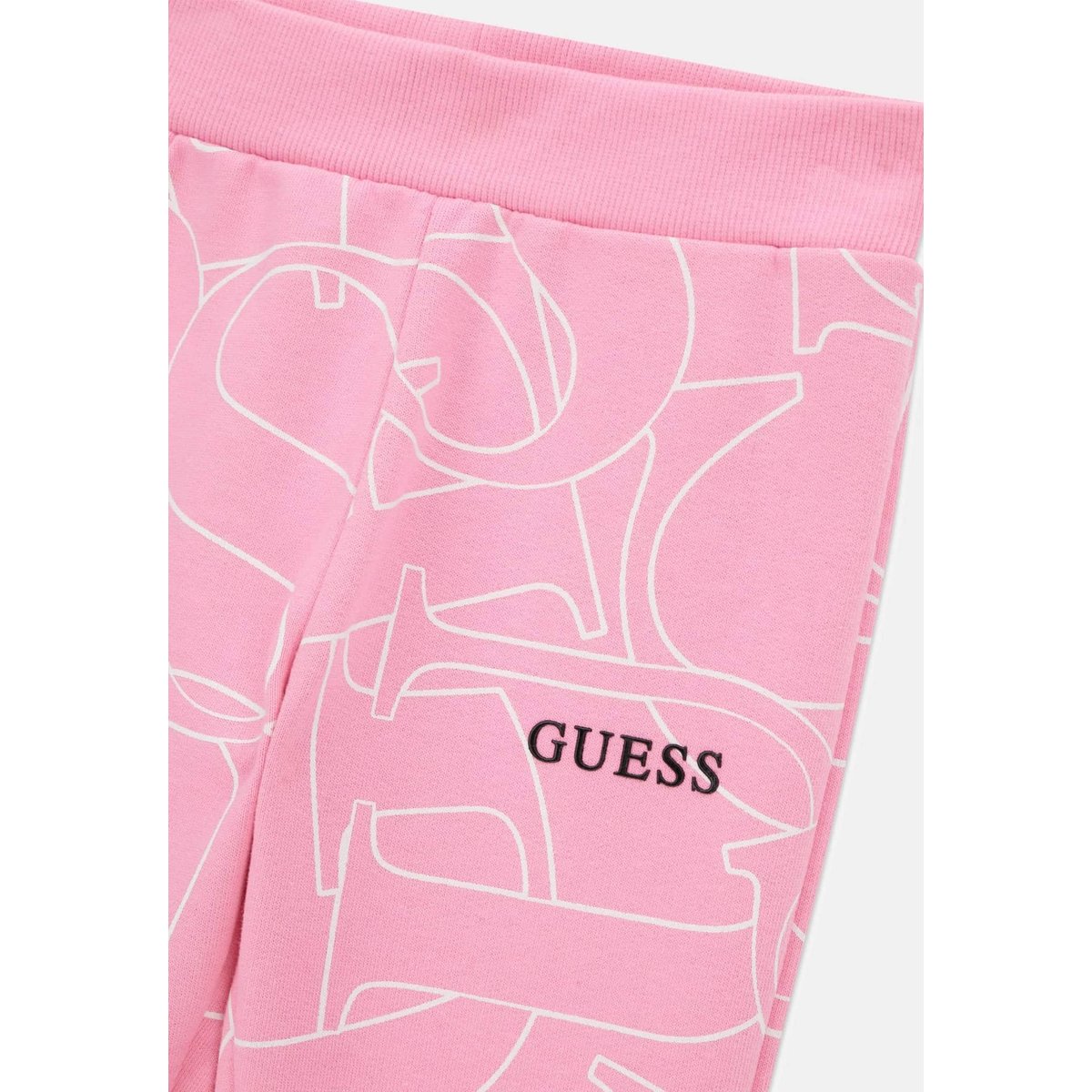 Pantalon Avec Logo Intégral rose, GUESS KIDS