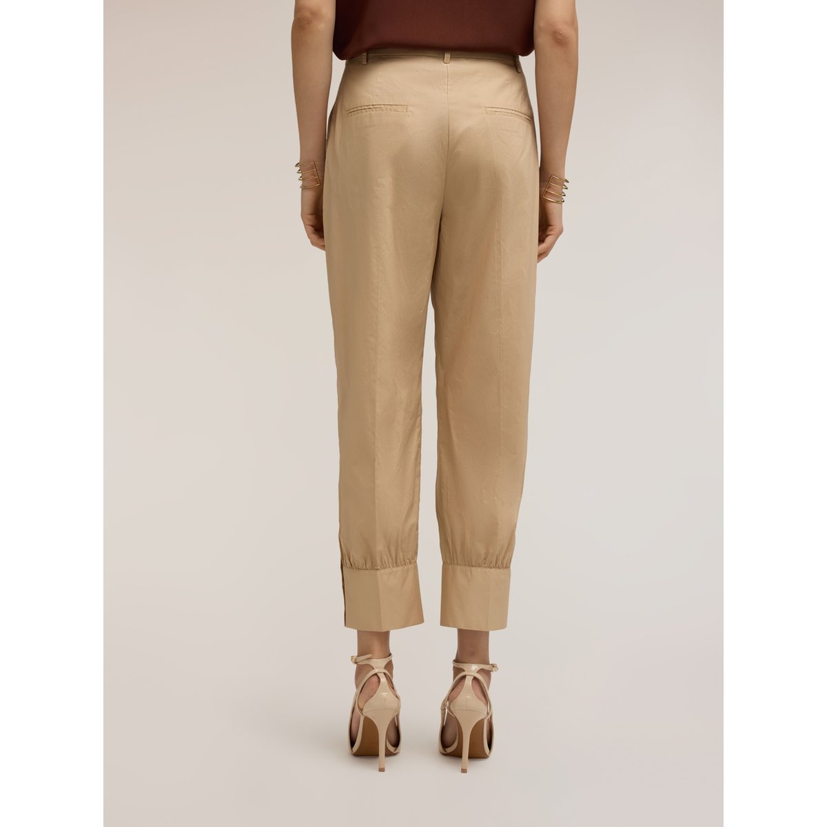 Pantalon avec poignet beige, MOTIVI