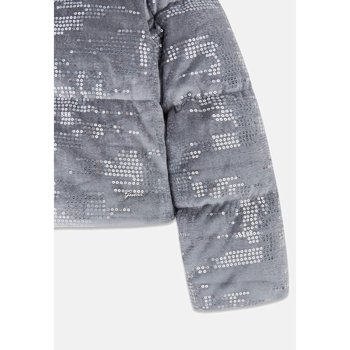 Doudoune En Velours gris multi, GUESS KIDS