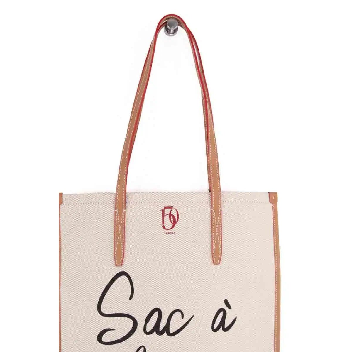 Cabas - Très Bon État ecru, LANCEL