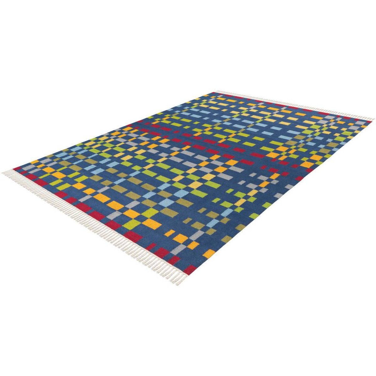 Tapis rectangulaire en laine fait main multicolore, ARTE ESPINA