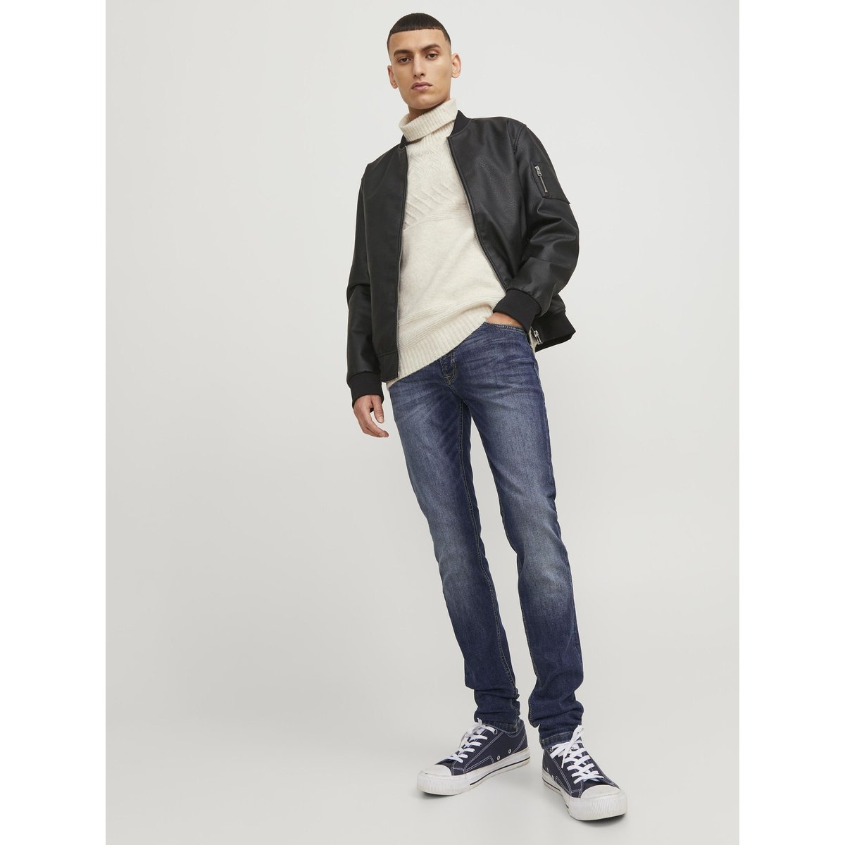 Jean Skinny blue denim, JACK & JONES