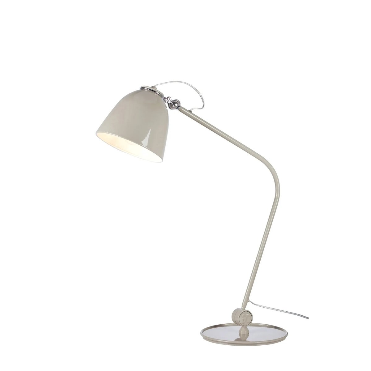 Lampe de table en métal TILT greige, MARKSLOJD