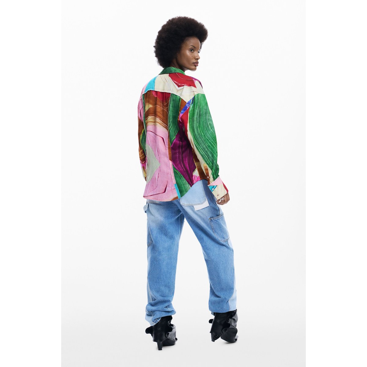 Chemise imprimée multicolore, DESIGUAL