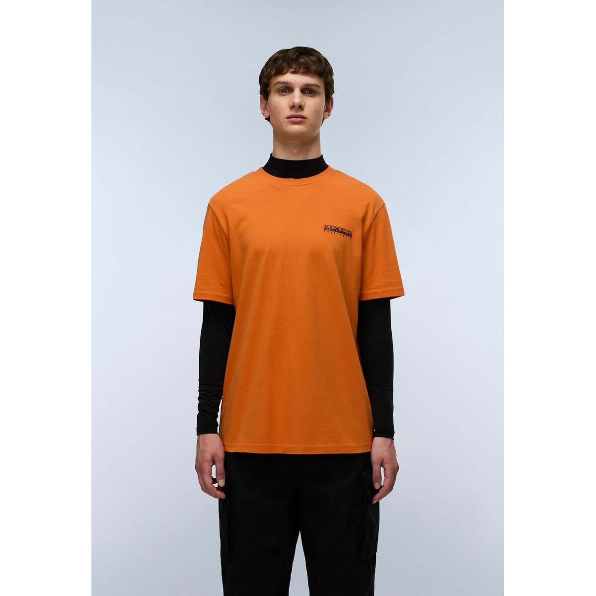 T-shirt manches courtes Fiemme orange, NAPAPIJRI