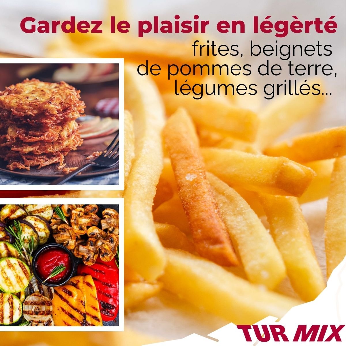 Friteuse à air chaud 3,5 L blanc, ROTEL