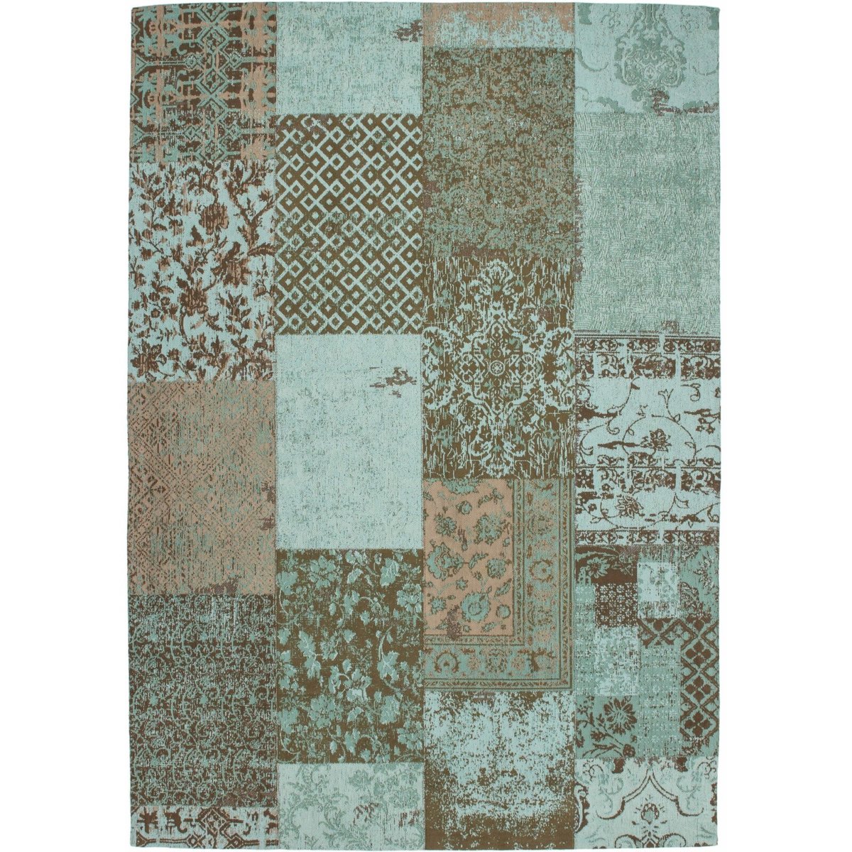 Tapis en coton fait main, SYMPHONY bleu, ARTE ESPINA