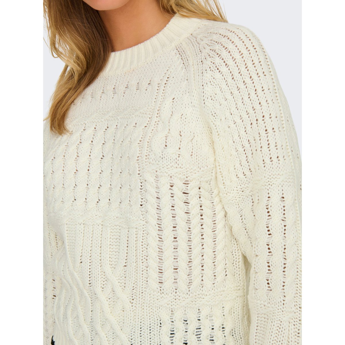Pull En Maille eggnog, JDY