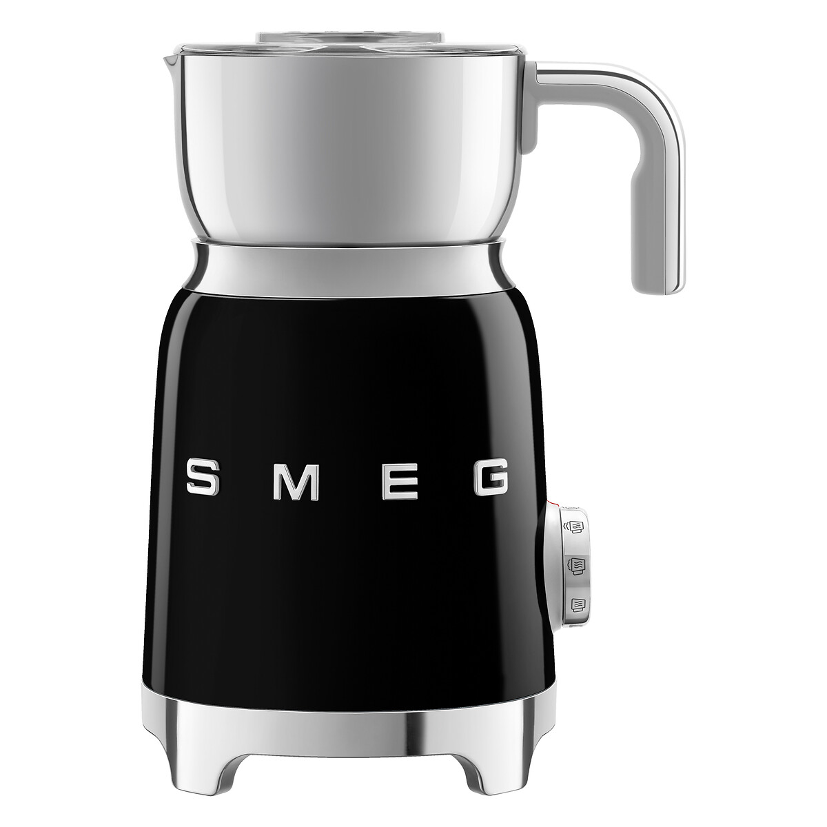 Retro Style Tritan Milk Frother - MFF11 black, SMEG