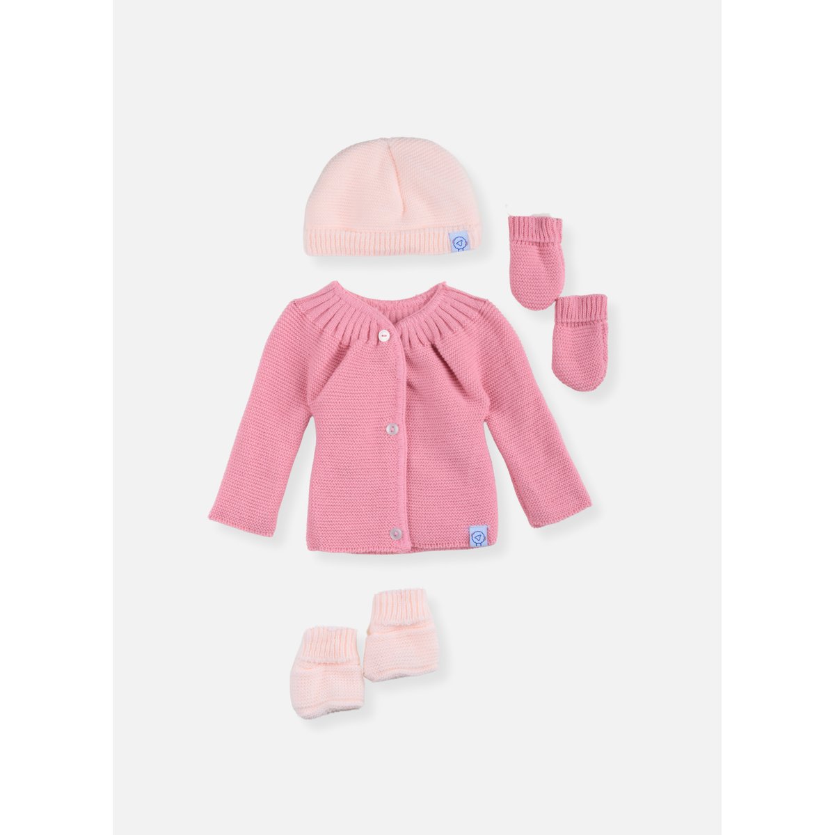 Lot Maternité - Couleurs Vives pêche/rose poudré, LA MANUFACTURE DE LAYETTE