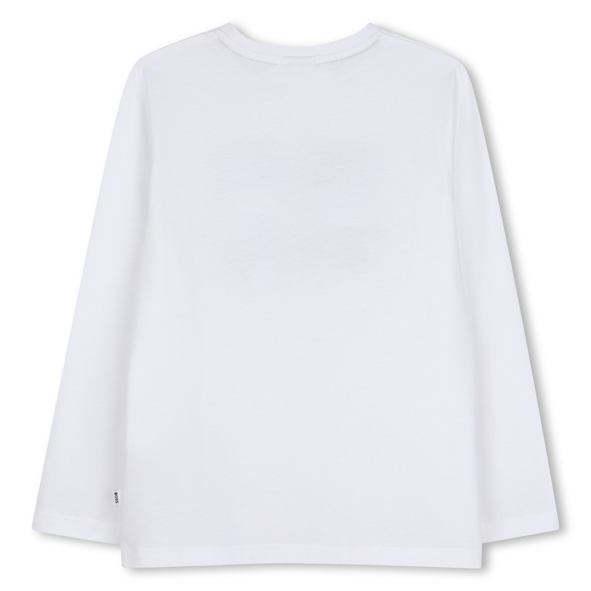 Tee-shirt manches longues blanc, BOSS KIDSWEAR