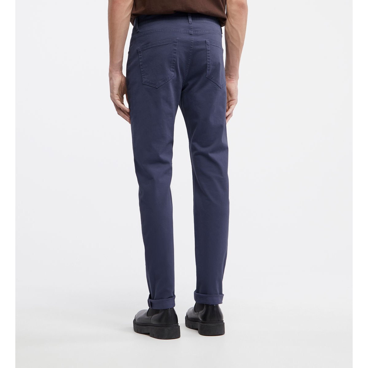 Pantalon Kuflex Slim Stretch bleu marine clair, GALERIES LAFAYETTE