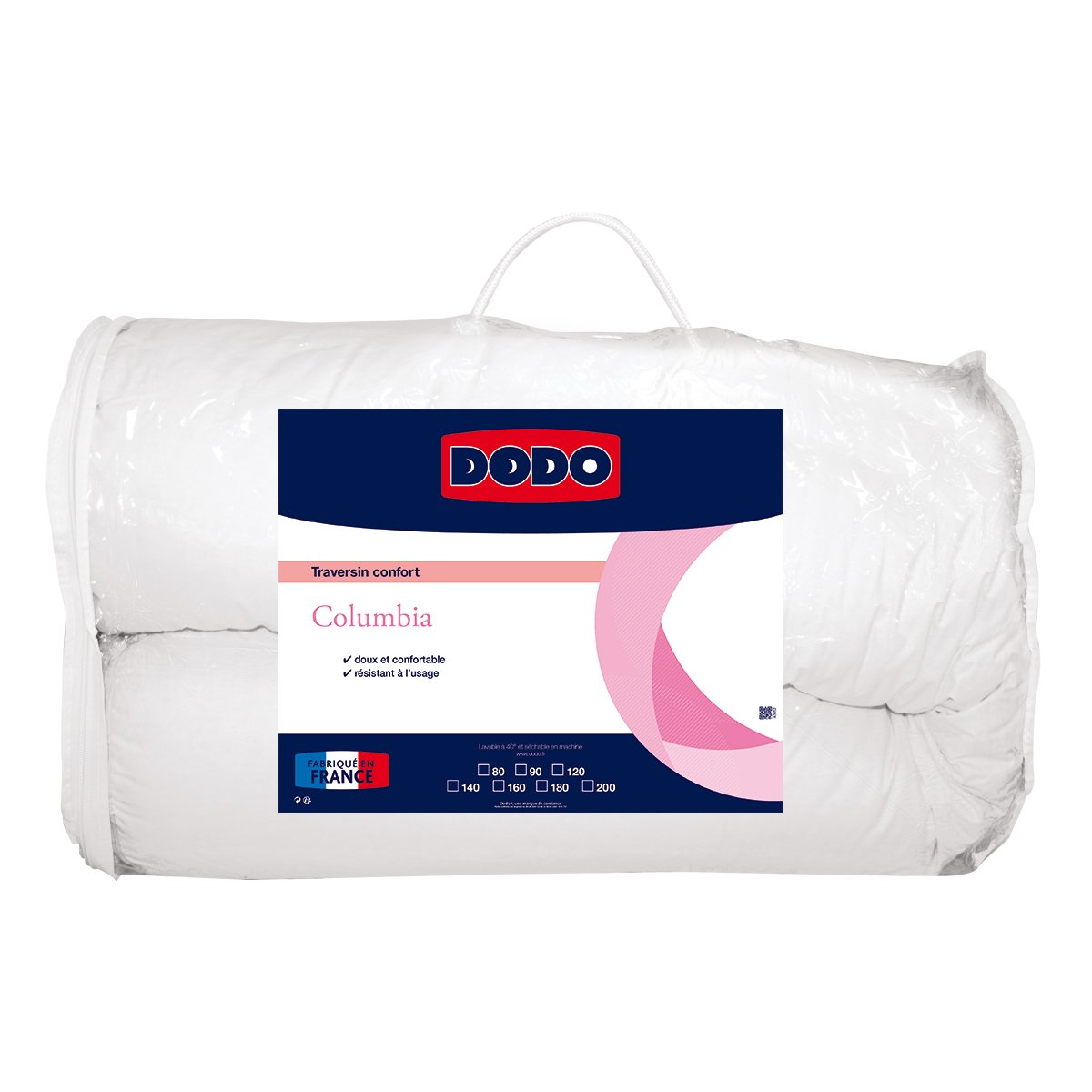 Traversin Columbia blanc, DODO