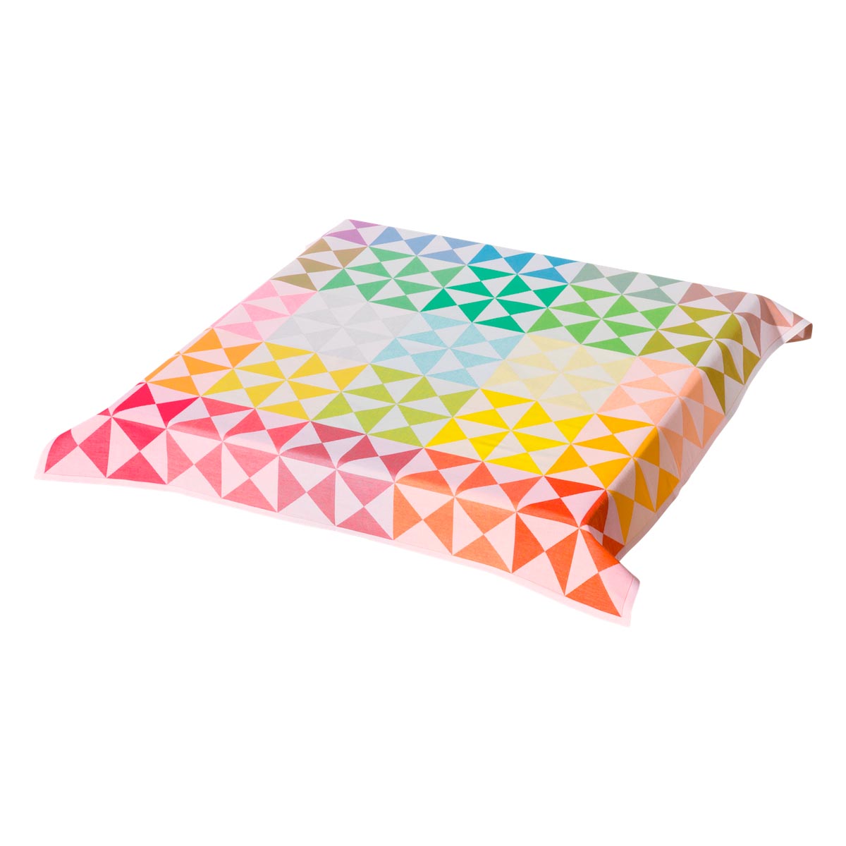 Nappe en Coton, ORIGAMI multico, LE JACQUARD FRANCAIS