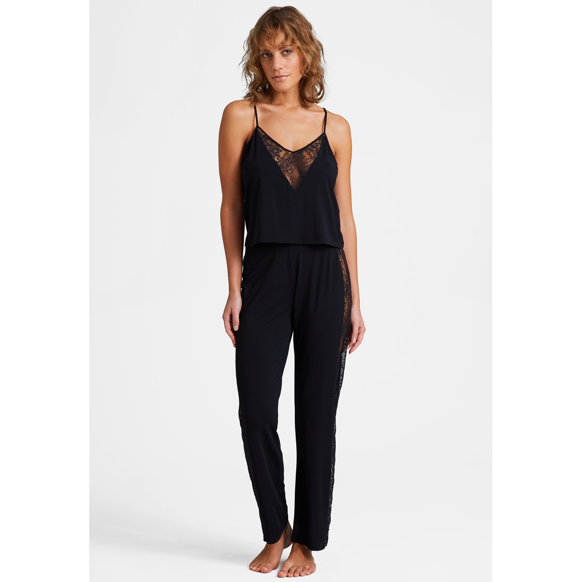 Pantalon Lazy Days noir, AUBADE