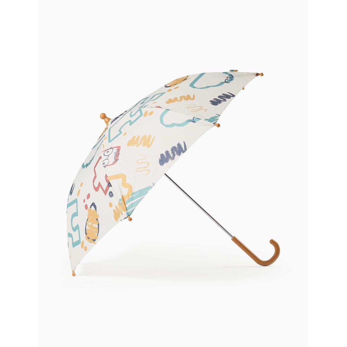 Parapluie automatique avec imprimé coloré jaune, ZIPPY
