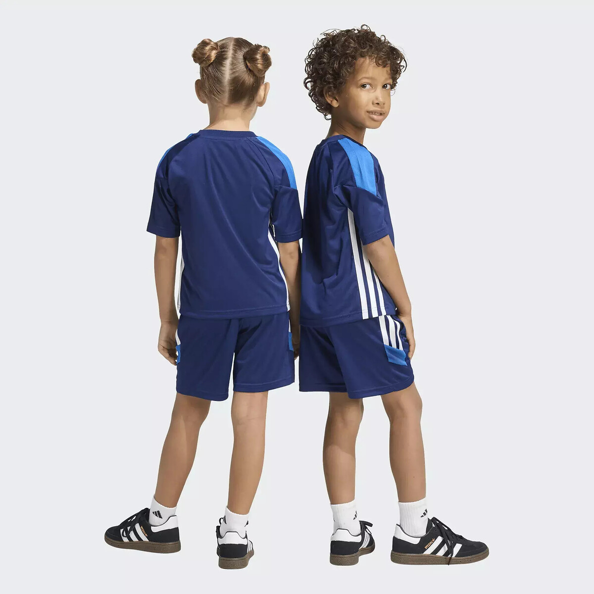 Ensemble T-shirt et short de football bleu marine/bleu, ADIDAS SPORTSWEAR