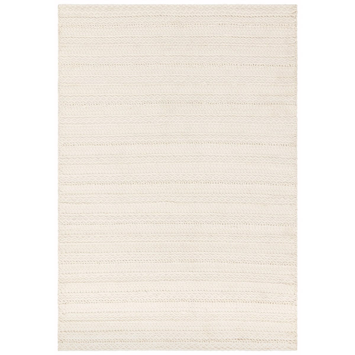 Tapis intérieur extérieur style jute BLACKSON blanc, NOVATREND