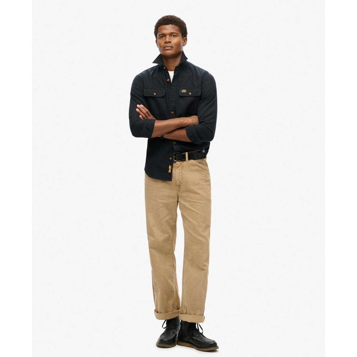 Surchemise Trailsman Coupe Décontractée noir de jais, SUPERDRY